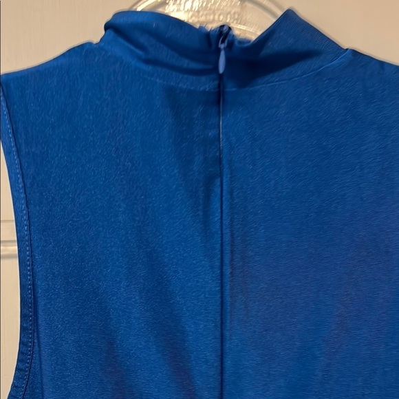 Sexy AF Blue Sleeveless Cutout Romper - Picture 4 of 7